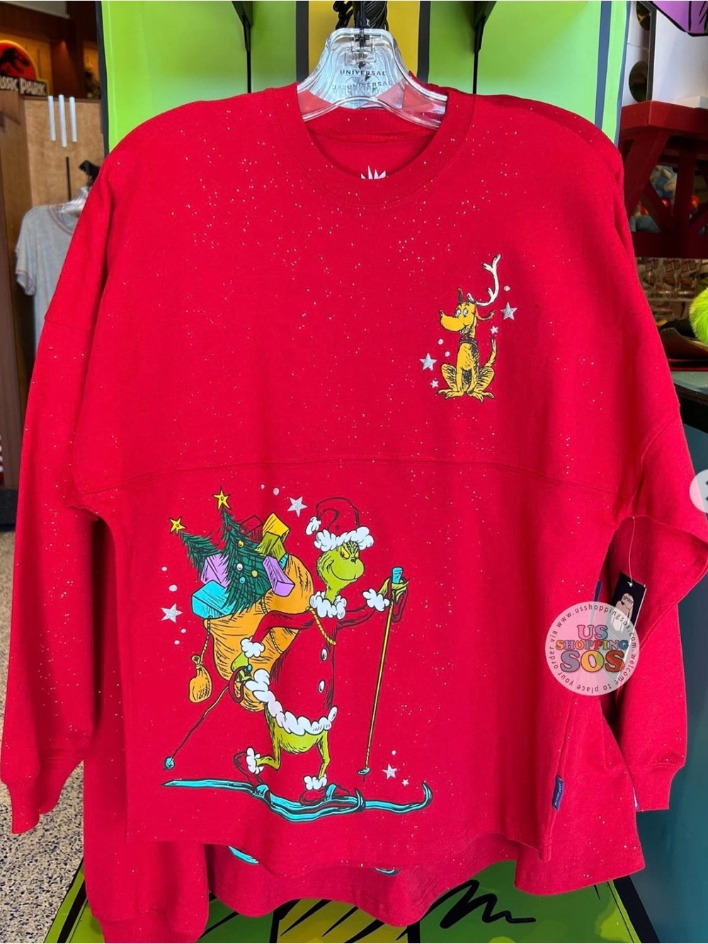 Universal Studios The Grinch ‘Grinchmas’ Spirit Jersey BNWOT 💚🎄